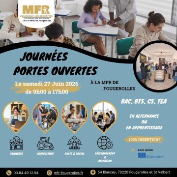 Portes Ouvertes le 27 juin